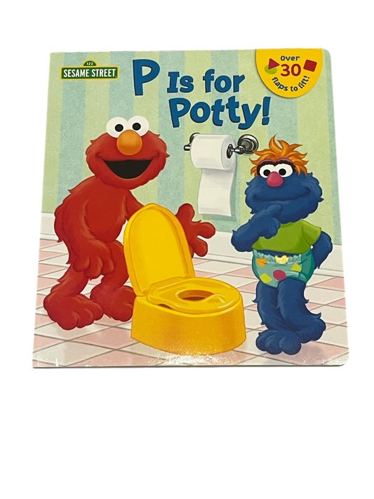 Elmo's Book - P Is for Potty! (Sesame Street) (Lift-the-Flap)