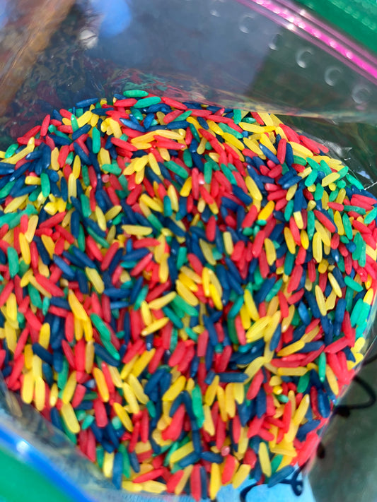 Colored rice 