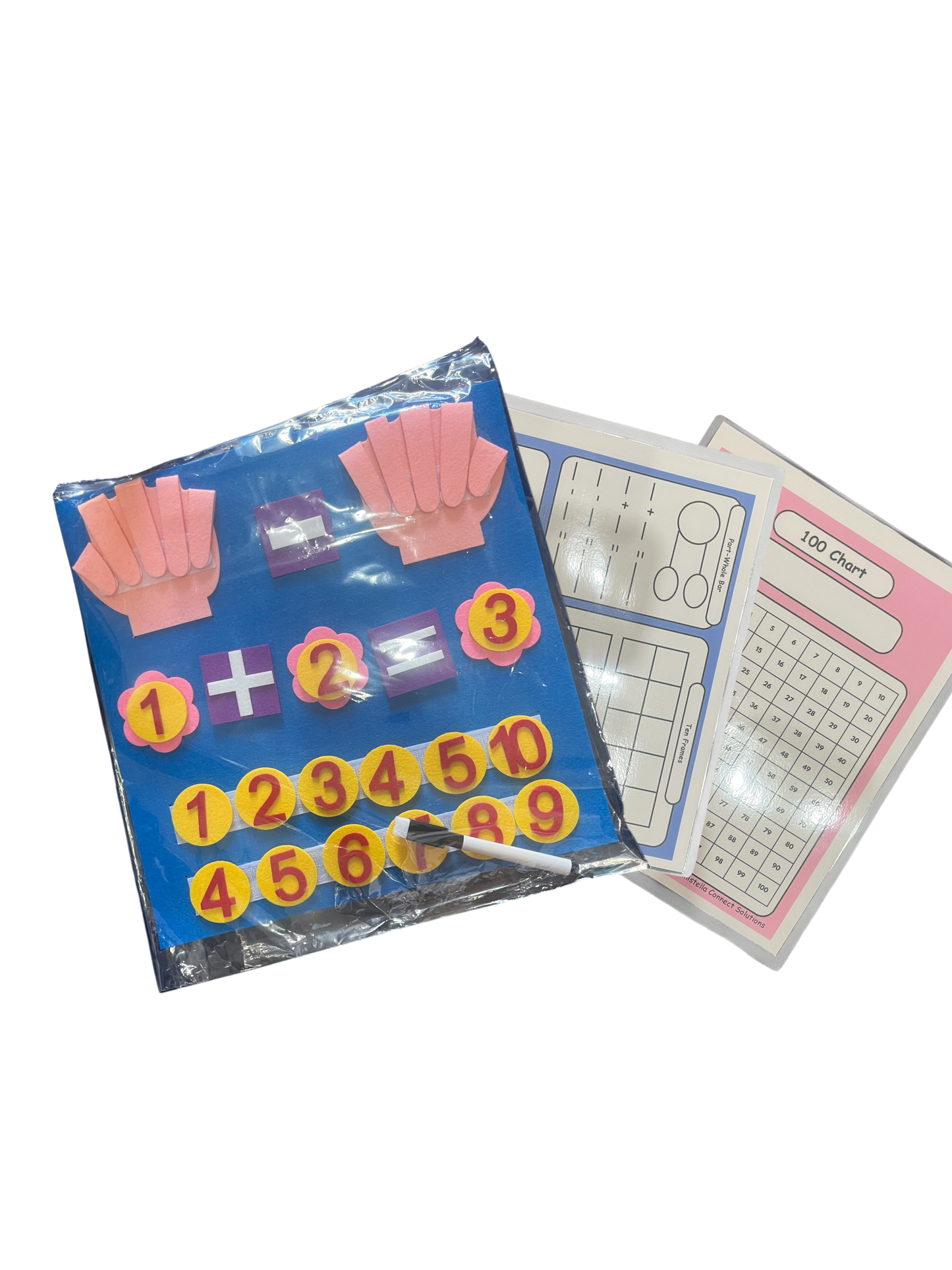Math Felt Counting Hands Set