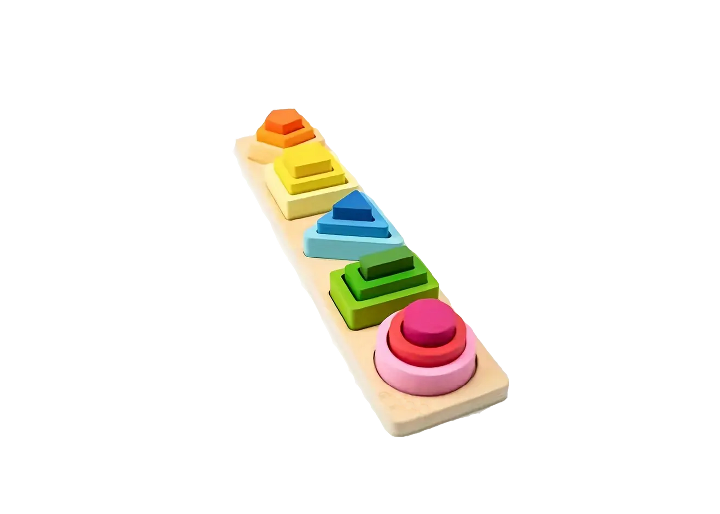 16 PC Montessori Geometric Wood Puzzle